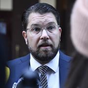 Sverigedemokraternas partiledare Jimmie Åkesson. 