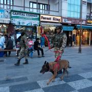 Indisk soldat i Kashmir.