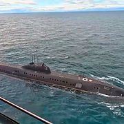 En rysk ubåt. Illustrationsbild.