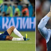 Englands Ruben Loftus-Cheek och förbundskapten Gareth Southgate efter förlusten mot Belgien