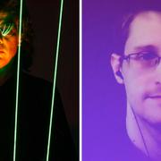 Jean-Michel Jarre och Edward Snowden.