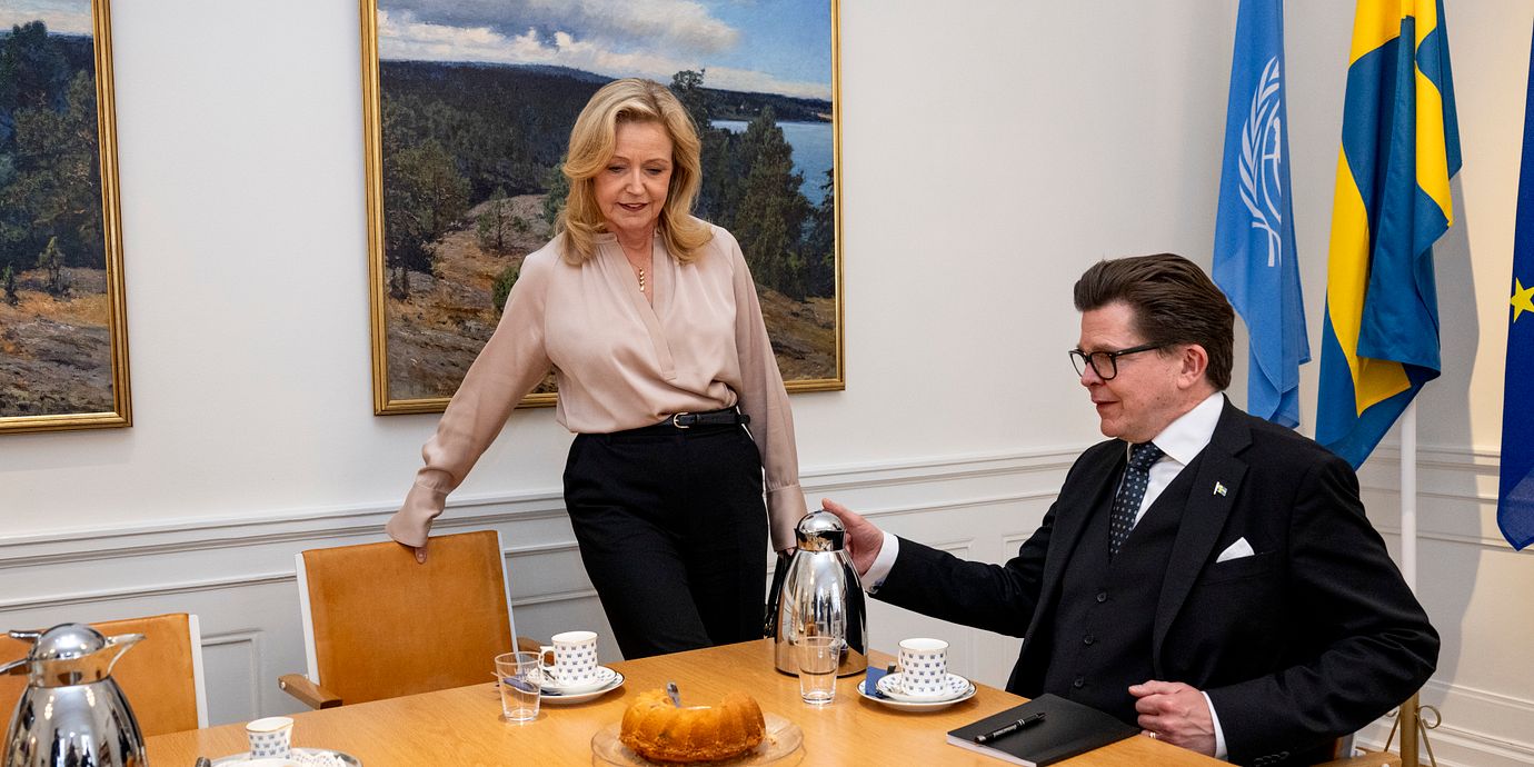 Centerpartiledaren gav Norlén negativt besked på måndagen.