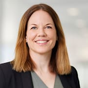 Katrin Röcklinger, chef för Livaffären på Folksam.