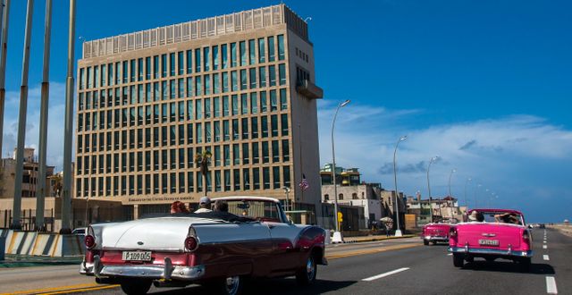 USA:s ambassad i Havanna. Desmond Boylan / AP