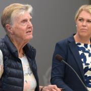 L-politikern Barbro Westerholm och socialminister Lena Hallengren. Arkivbild.