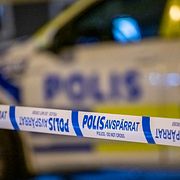 Polis och avspärrningar vid en tidigare insats. Arkivbild.