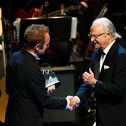 Sting och Carl XVI Gustaf.