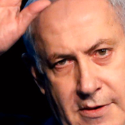 Benny Gantz och Benjamin Netanyahu.