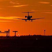 Illustrationsbild, flyg landar på Arlanda.