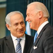 Benjamin Netanyahu och Joe Biden.