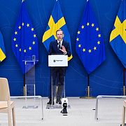 Socialminister Jakob Forssmed (KD) presenterar åtgärder för att stärka Sveriges beredskap inför framtida pandemier.