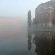 Rosenbad och riksdagshuset.
