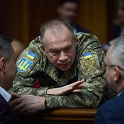 Ukrainas överbefälhvare Oleksandr Syrskyi.