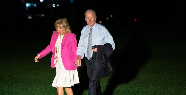 Joe Biden och Jill Biden. Evan Vucci / AP