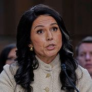 Tulsi Gabbard i senatens underrättelseutskott den 18 mars 2026.