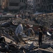 UNRWA:s klinik i Gaza City efter israelisk bombning 6 augusti.