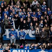 Villa-fans under semifinalen.