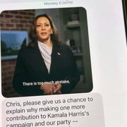 Reklam från Kamala Harris