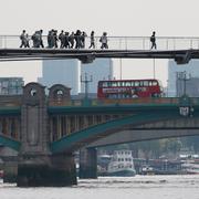 Illustrationsbild över London Bridge. 