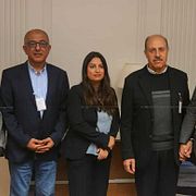 En av bilderna som palestinska nyhetssajen SHFA publicerat från mötet. Bilderna är inte verfierade men inget tyder på att de har manipulerats, enligt GP.