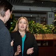 Vänsterpartiets vice partiledare Ida Gabrielsson.