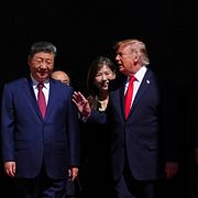 President Donald Trump och president Xi Jinping i fredags.
