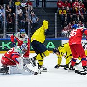 Sverige spelar mot Tjeckien i Fribourg.