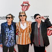 Ronnie Wood, Mick Jagger och Keith Richards  i maj 2026.