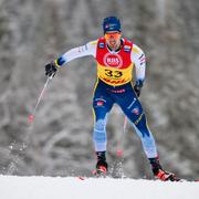 Lillehammer 20241206. 
Calle Halfvarsson fra Sverige under World Cup menn, langrenn på Birkebeineren Skistadion på Lillehammer.
Foto: Geir Olsen / NTB