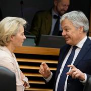 Ursula von der Leyen och Didier Reynders