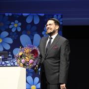 Jimmie Åkesson (SD) talar under Sverigedemokraternas landsdagar på Västerås kongress.