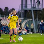 Smilla Holmberg i lördagens match.