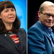 MP:s Åsa Romson och SVT:s Mats Knutson