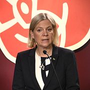 Socialdemokraternas rättspolitiska talesperson Teresa Carvalho och partiledare Magdalena Andersson.