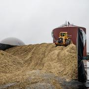 En gård i Småland som tillverkar biogas.