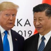 Trump och Xi i juni 2019. 