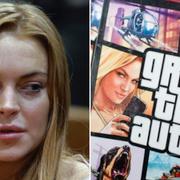 Lindsay Lohan och tv-spelet GTA.