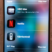 Apparna för strömningstjänsterna Netflix och HBO Max.