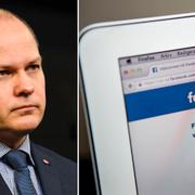 jJustitieminister Morgan Johansson (S) vill se över lagstiftningen kring sociala medier.