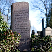 Östra kyrkogården i Göteborg. Arkivbild. 