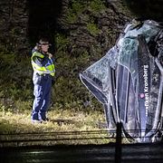 Bild från olycksplatsen, 5 oktober.