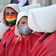 Demonstrationer mot beskedet ägde rum i Warszava i fredags.