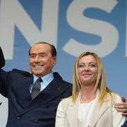 Silvio Berlusconi, här ihop med Italiens premiärminister Giorgia Meloni.