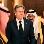 Antony Blinken efter mötet med Mohammed bin Salman