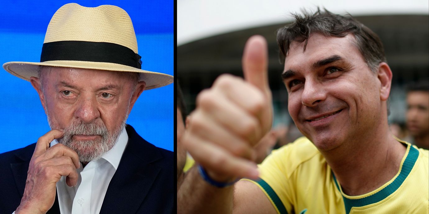 Lula da Silva ställs mot Flávio Bolsonaro i valet. Ingen av dem väntas få egen majoritet, utan det hela tros avgöras i andra valomgången i slutet av oktober.