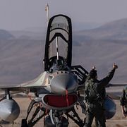 En israelisk flygbas.