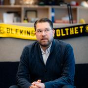 Sverigedemokraternas partiledare Jimmie Åkesson.