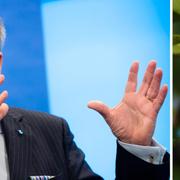 Göran Hägglund och ett äpple.