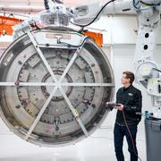 Additiv tillverkningscell på GKN Aerospace i Trollhättan