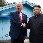 Donald Trump och Kim Jong Un.